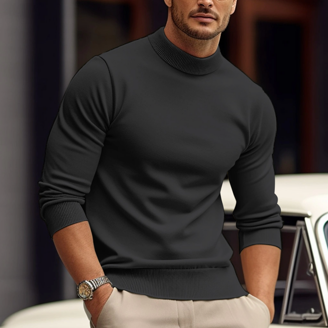 Męski Sweter w Prostej Formie | Minimalistyczny Styl