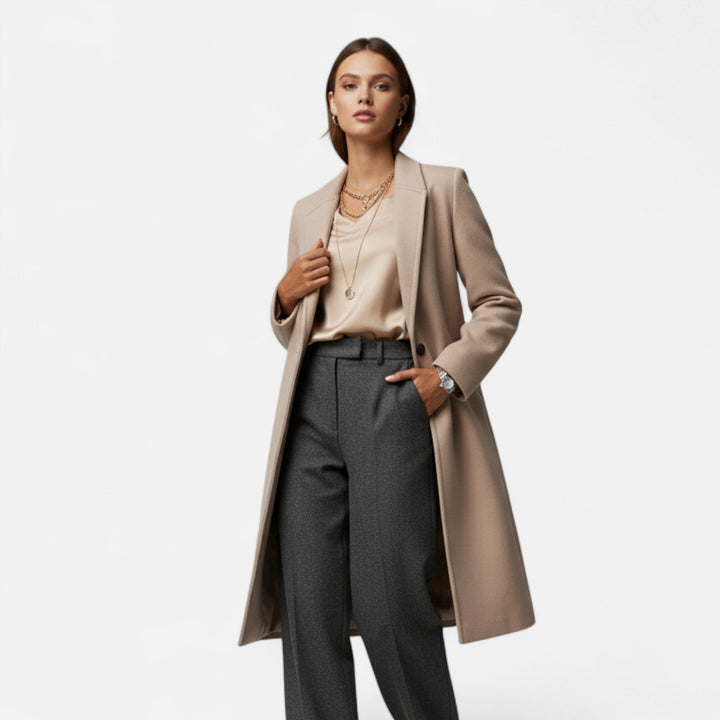 Women's Long Classic Coat | Regular Fit
