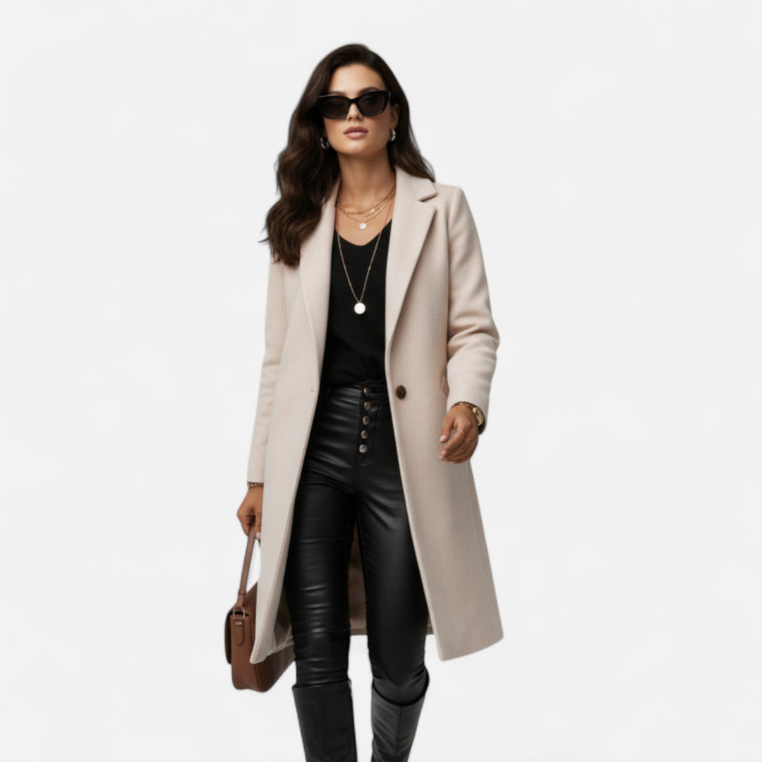 Women's Long Classic Coat | Regular Fit
