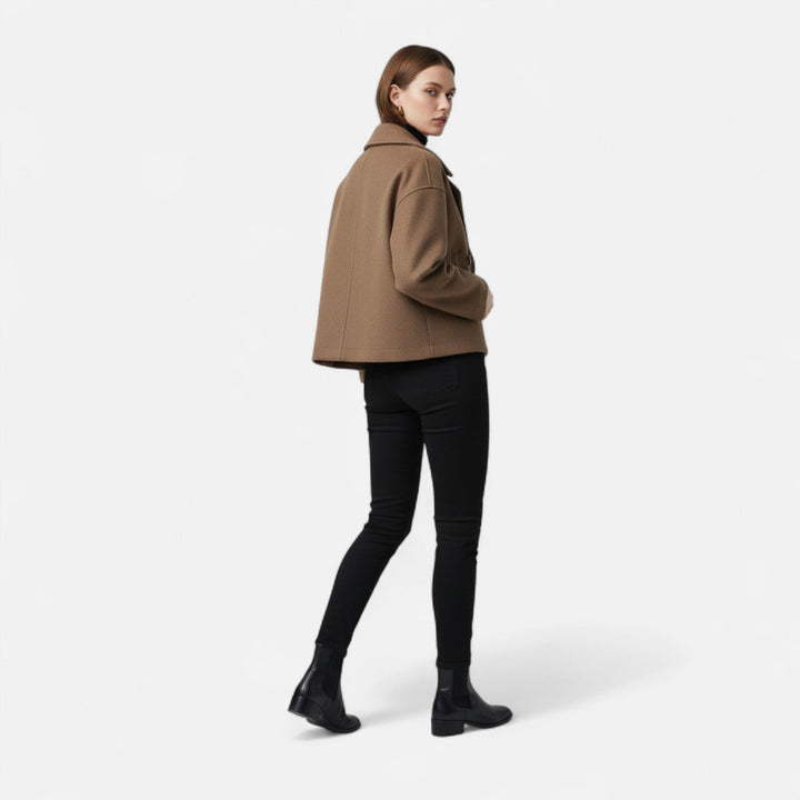 Women's Double-Breasted Coat | Classic Cut