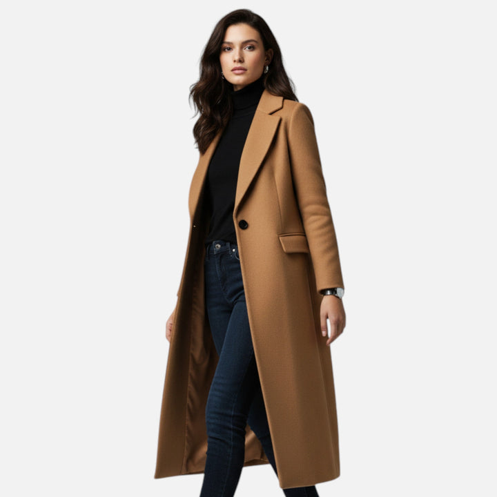 Women's Long Classic Coat | Regular Fit