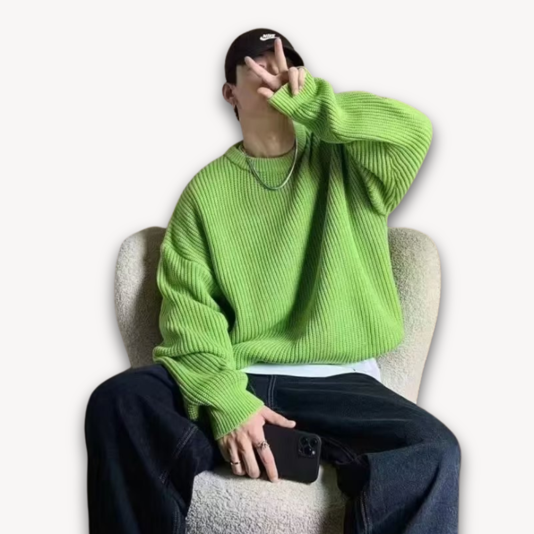 Męski Oversize Sweter | Casual Look