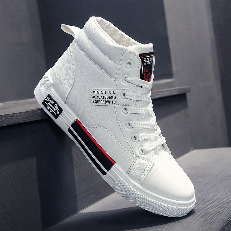 Męskie Wysokie Sneakersy | Styl Uliczny