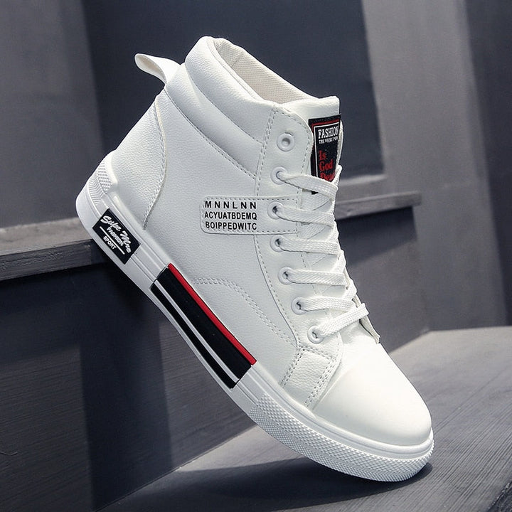 Męskie Wysokie Sneakersy | Styl Uliczny