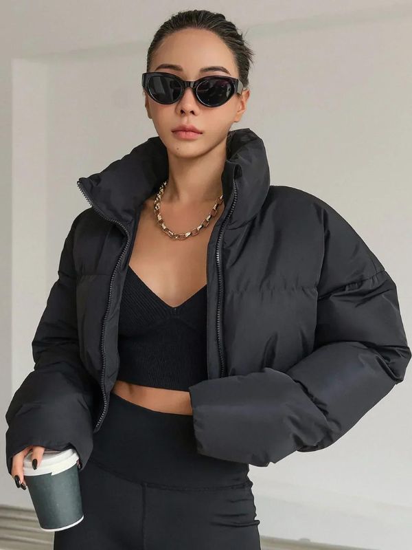 Women's Quilted Winter Jacket | Short