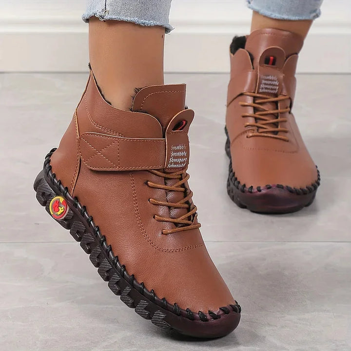 Buty Zimowe Damskie Górskie | Sznurowane
