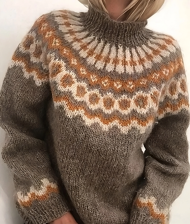 Damenpullover mit Rollkragen | Winterstil