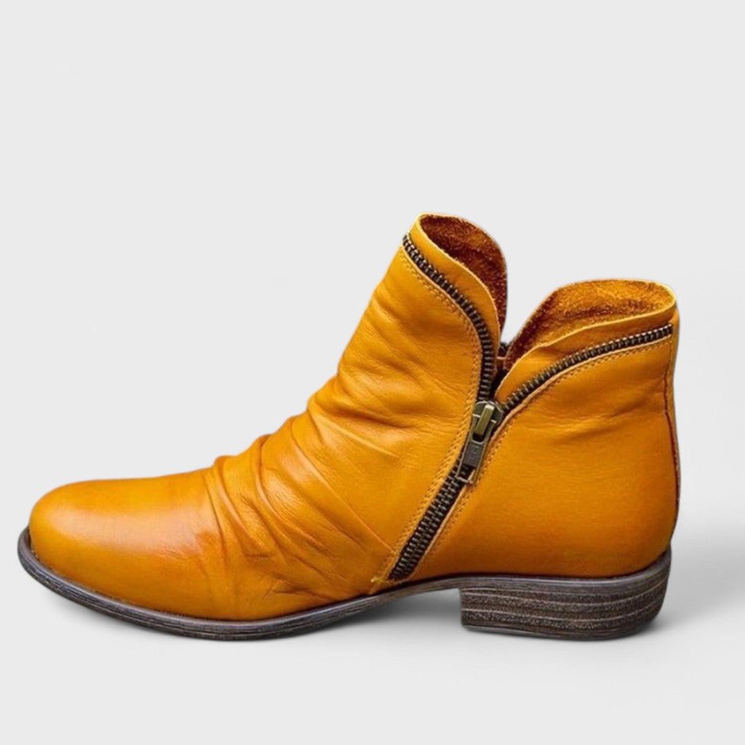 Women's zip-up ankle boots