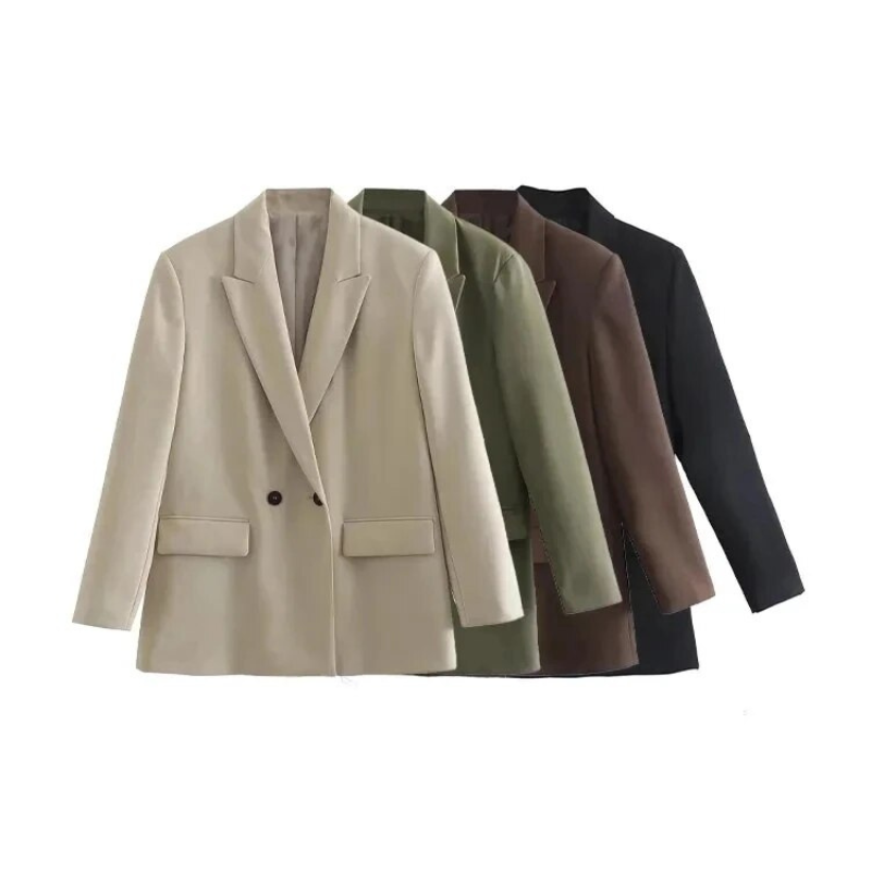 Damski Klasyczny Blazer | Szeroki Fason