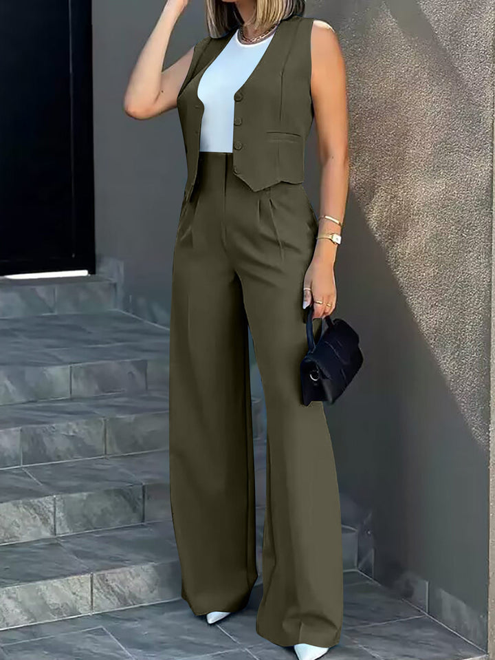 Damen-Winterhose | Set mit Weste