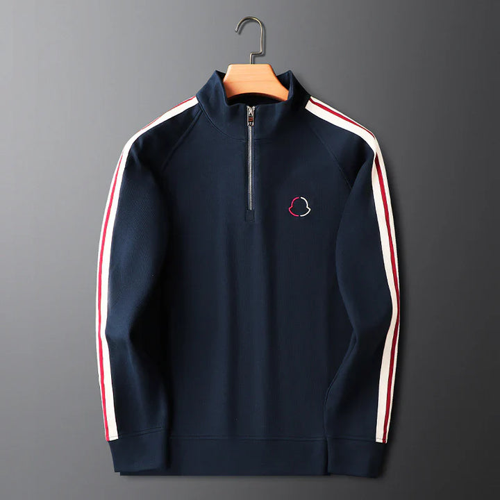 Men's training set with 1/4 zip sweatshirt and pants | Two-piece