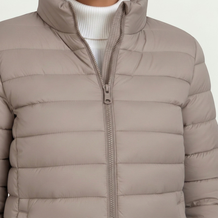 Damska zimowa kurtka puffer z ociepleniem | Kurtka
