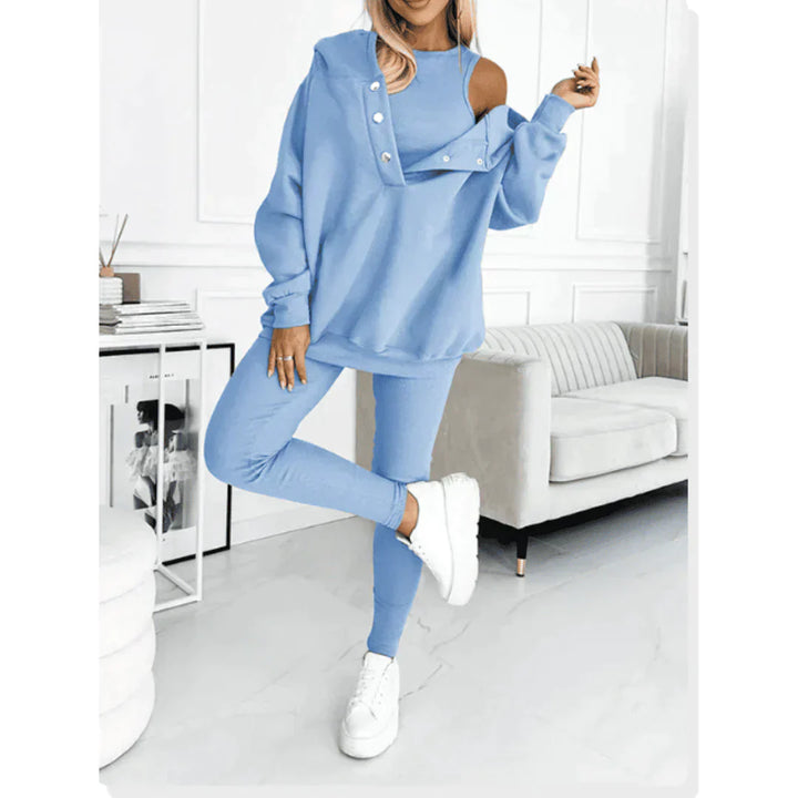 Damen-Dreiteiliger Anzug | Bequemer Schnitt