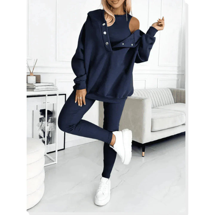 Damen-Dreiteiliger Anzug | Bequemer Schnitt