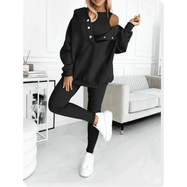 Damen-Dreiteiliger Anzug | Bequemer Schnitt