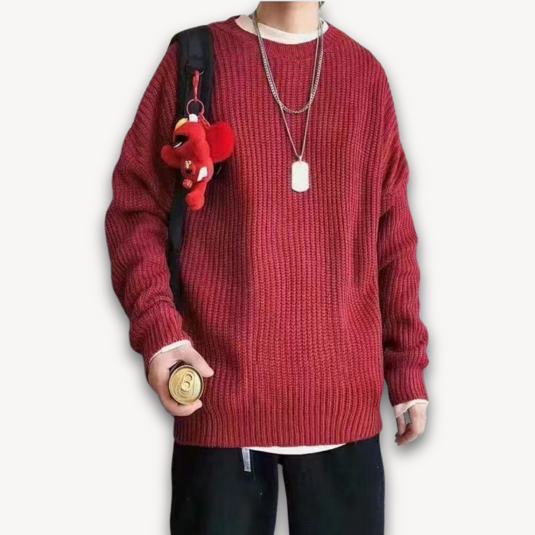 Męski Oversize Sweter | Casual Look