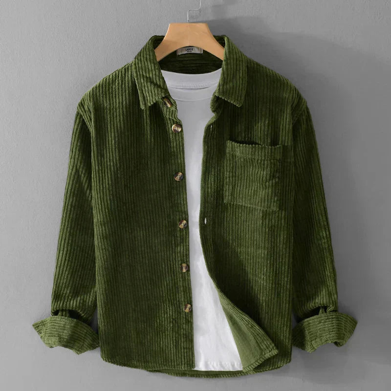 Męska Koszula Sztruksowa | Styl Vintage