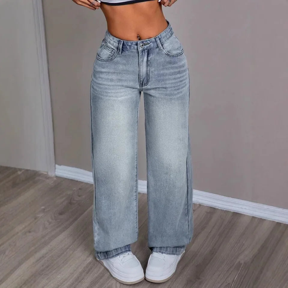 Szerokie Spodnie Damskie | Zimowy Styl Retro