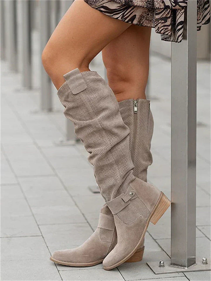 Stylish Women's Knee-High Boots | Modern Cut