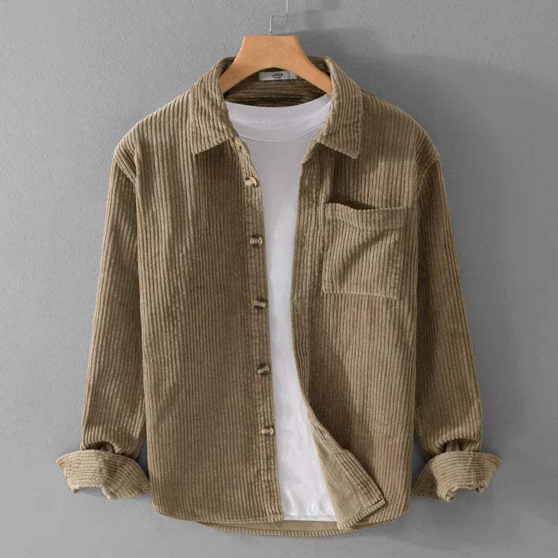 Męska Koszula Sztruksowa | Styl Vintage