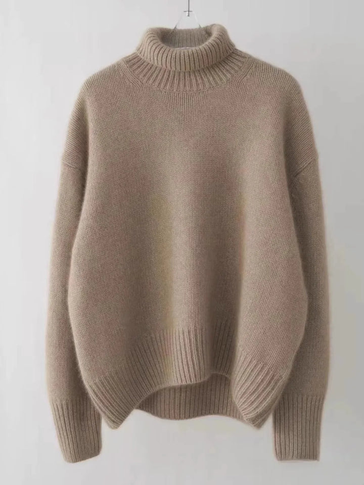 Damenpullover Casual | Schlichter Rollkragen