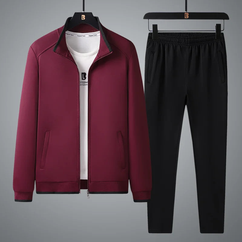 Męski zestaw sportowy z bluzą i spodniami | Dwuczęściowy