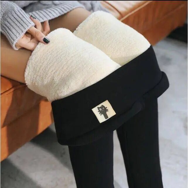 Damskie Ocieplane Legginsy | Zimowe