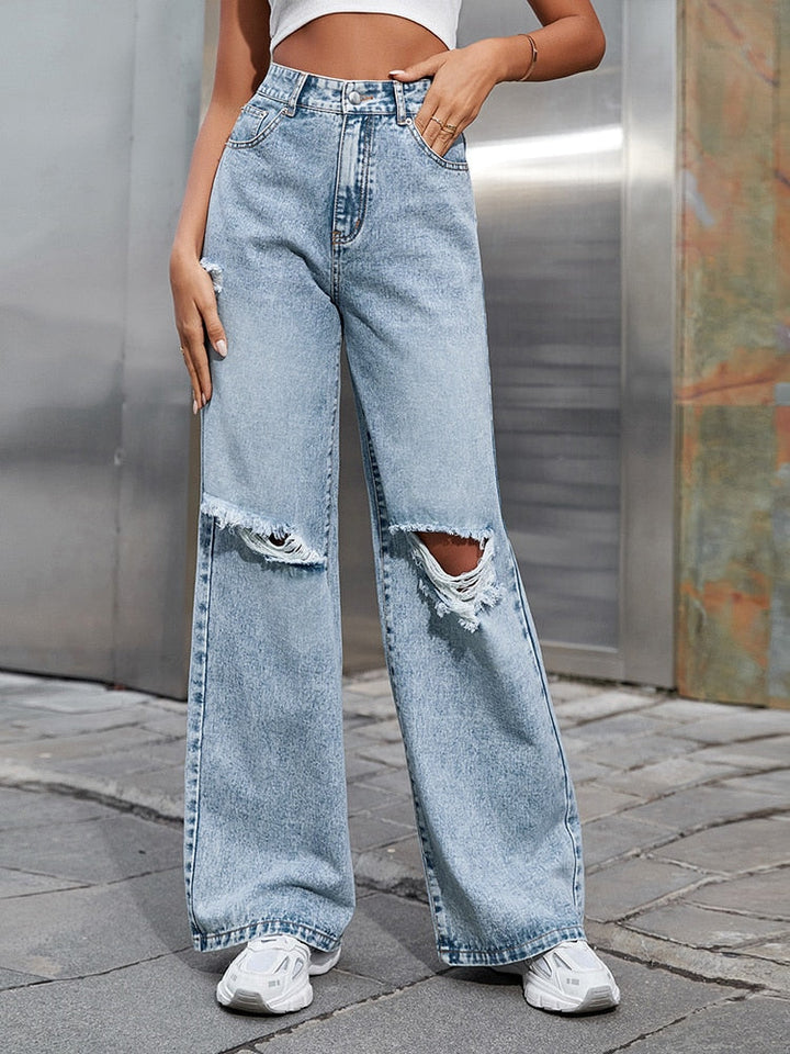 Women's Winter Jeans | Flared Legs
