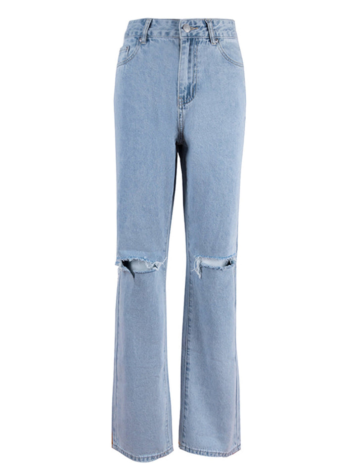 Damen Winterjeans | Zerstört