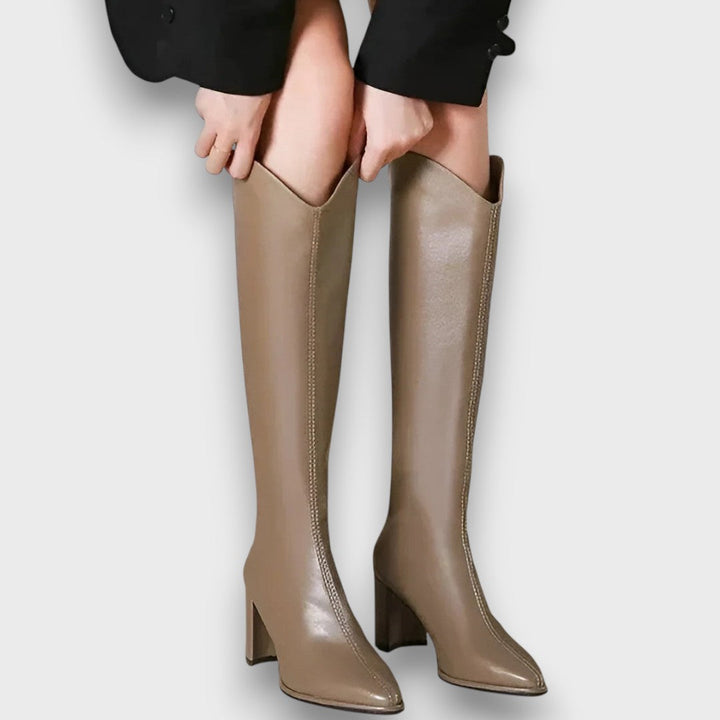 Women's long high-heeled boots | Knee-high