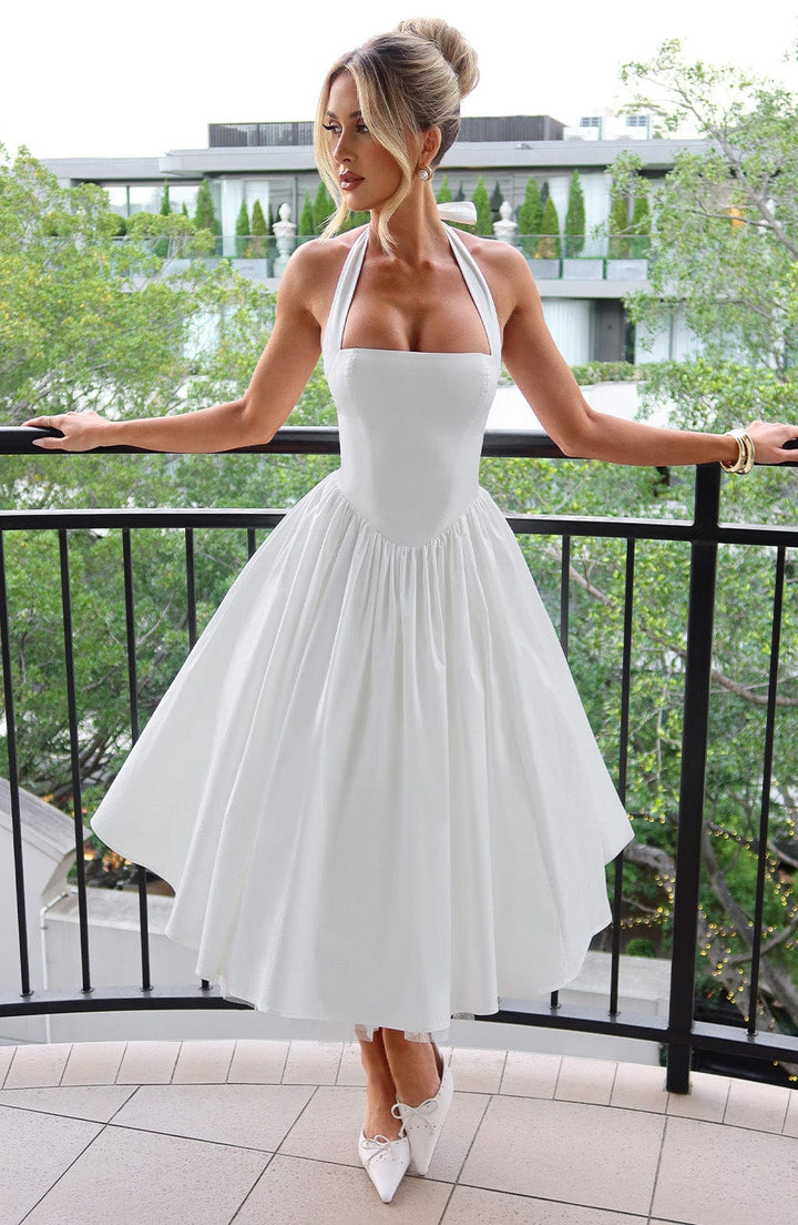 Damenkleid für die Hochzeit | Stilvoller Midischnitt