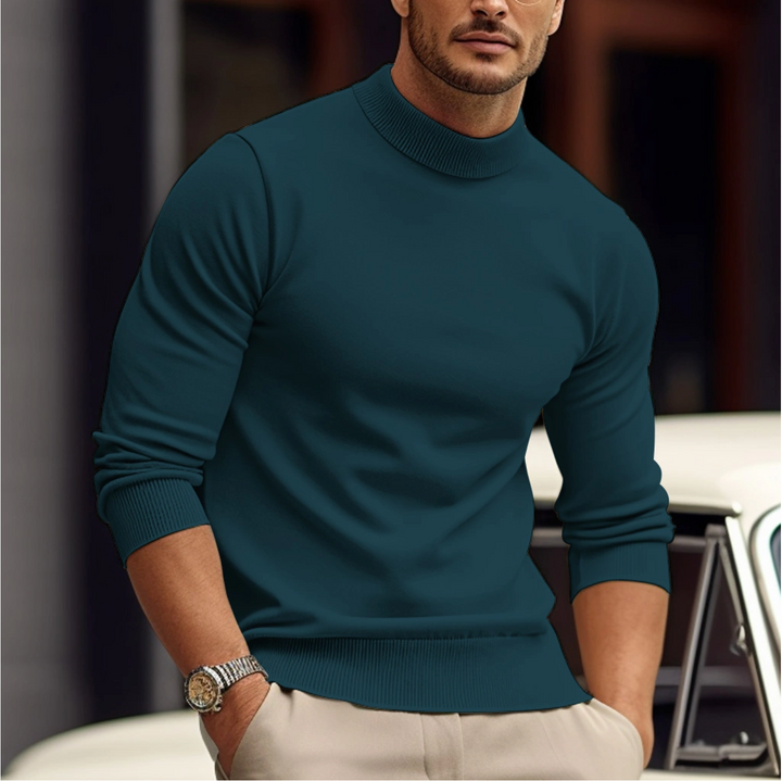 Męski Sweter w Prostej Formie | Minimalistyczny Styl