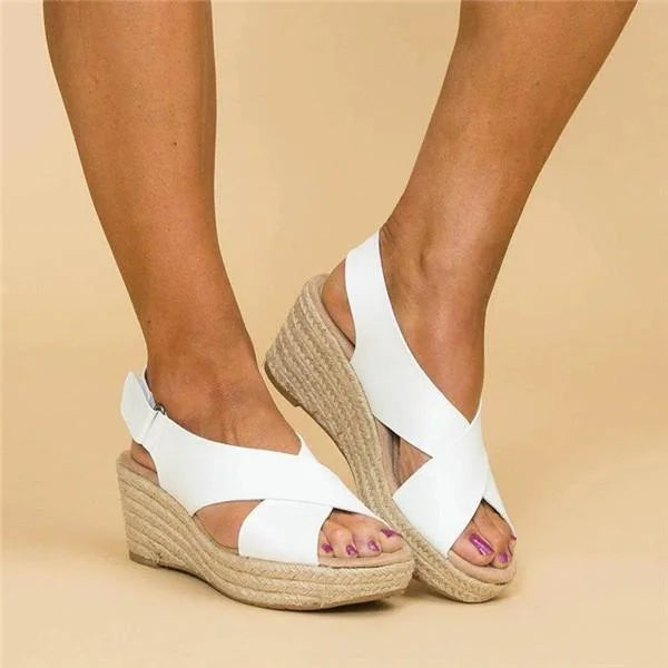 Women's sandals with adjustable straps | Open-toe