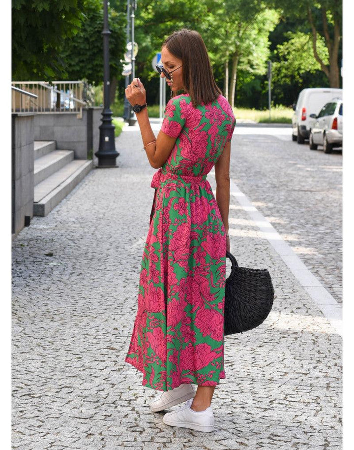 Dámské stylové letní maxi šaty | Maxi