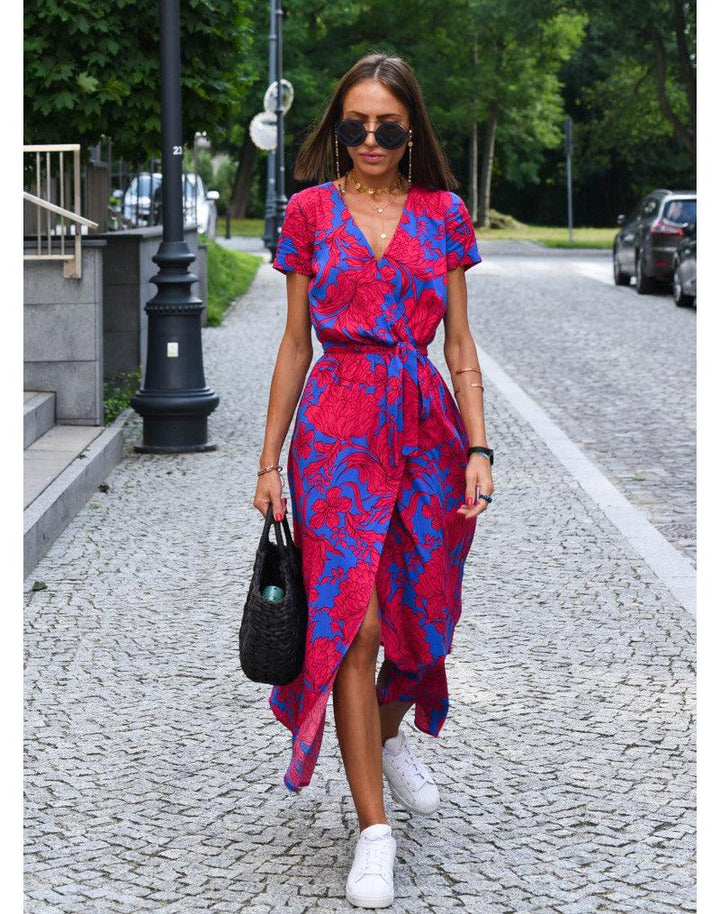 Dámské stylové letní maxi šaty | Maxi