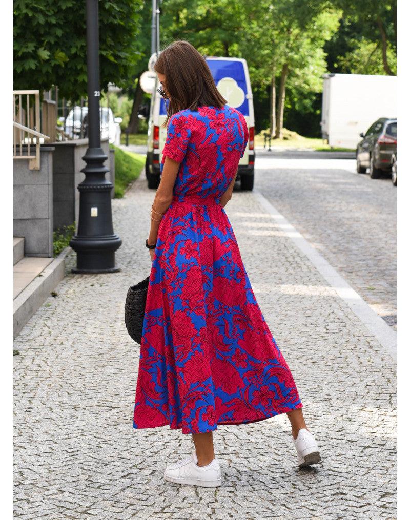 Dámské stylové letní maxi šaty | Maxi