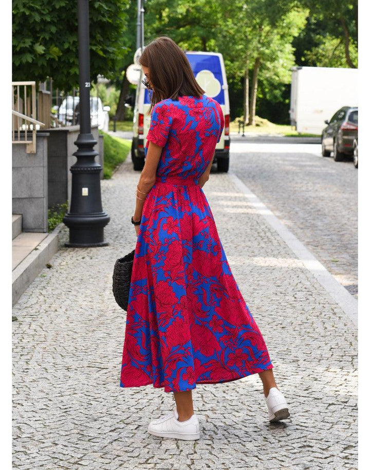 Dámské stylové letní maxi šaty | Maxi