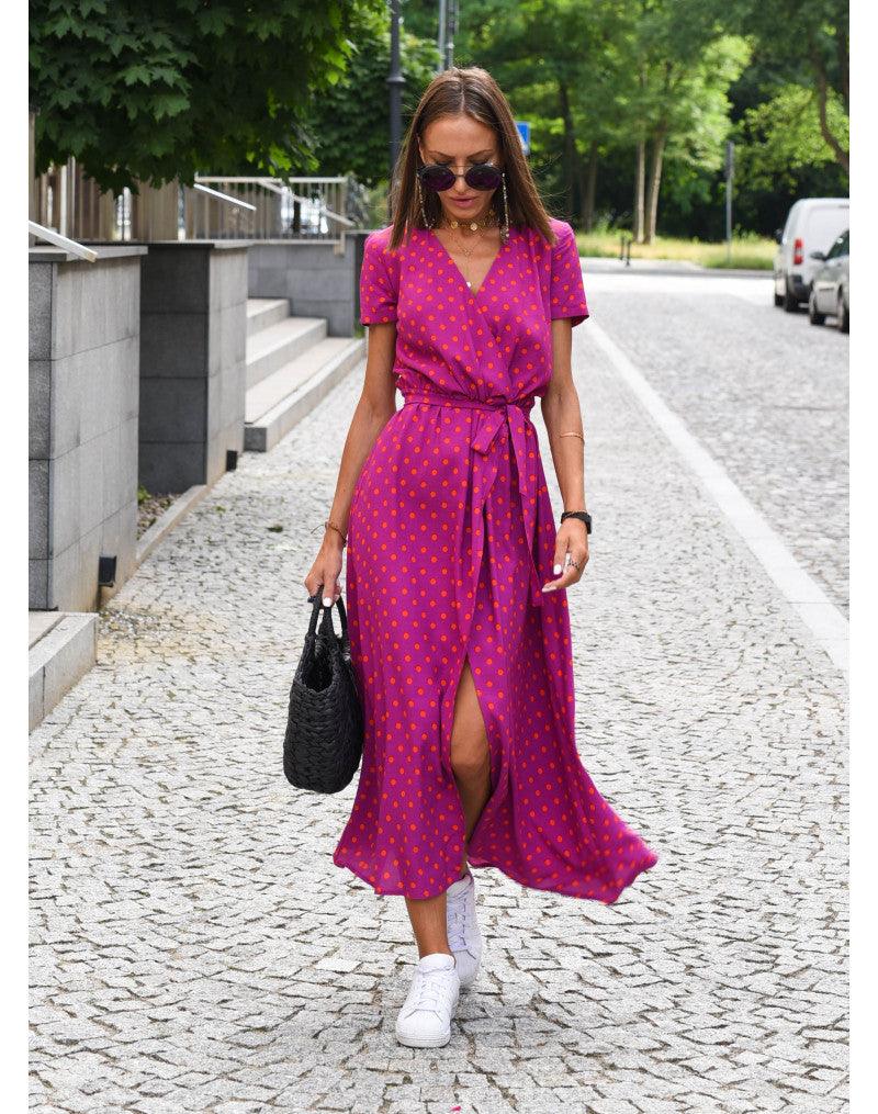Dámské stylové letní maxi šaty | Maxi