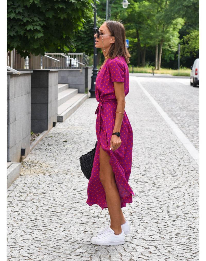 Dámské stylové letní maxi šaty | Maxi