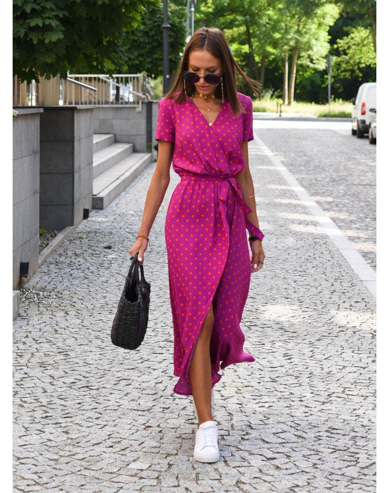 Dámské stylové letní maxi šaty | Maxi