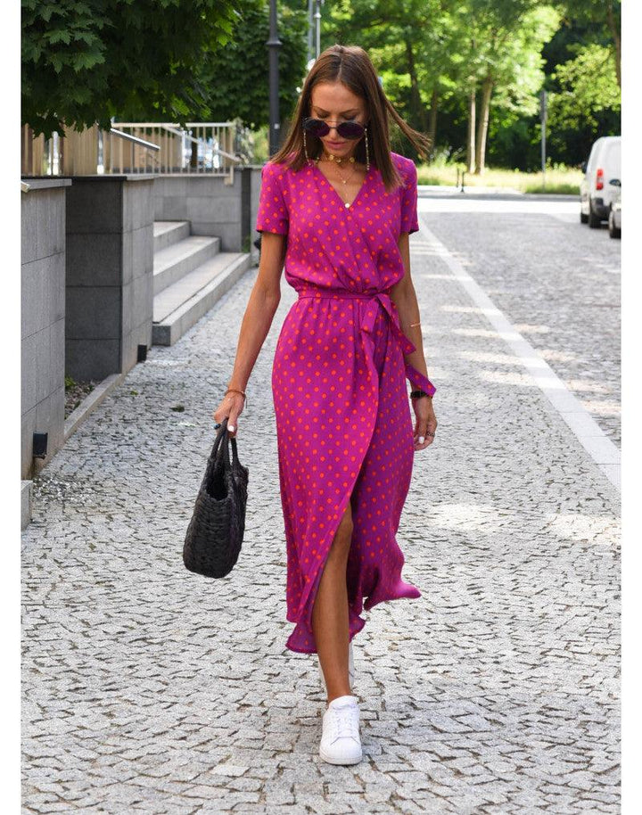 Dámské stylové letní maxi šaty | Maxi