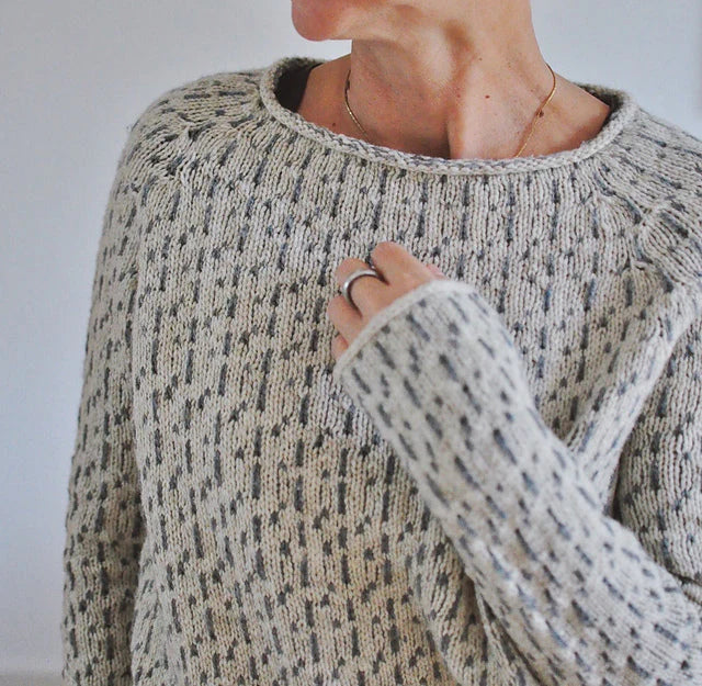Sweter damski casual | Okrągły dekolt