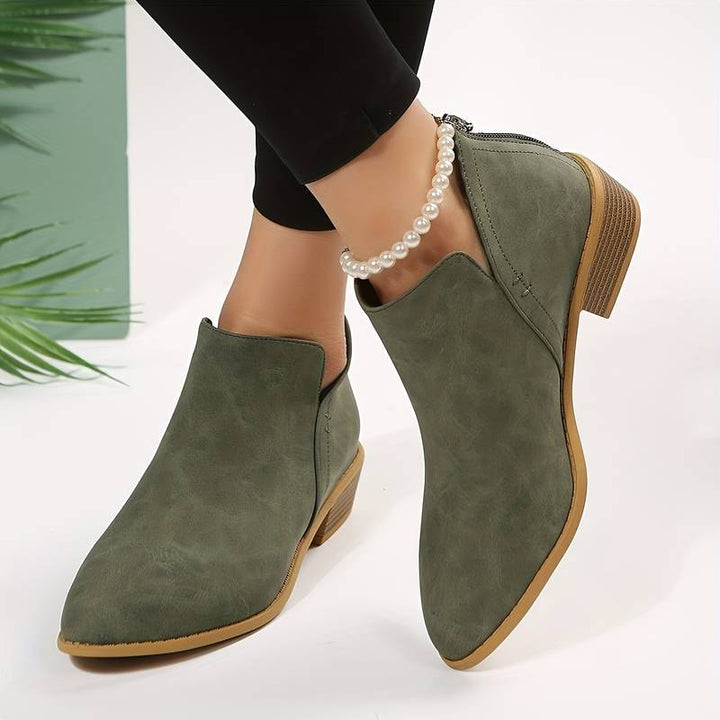 Buty Damskie Zimowe | Stylowe Botki z Noskiem
