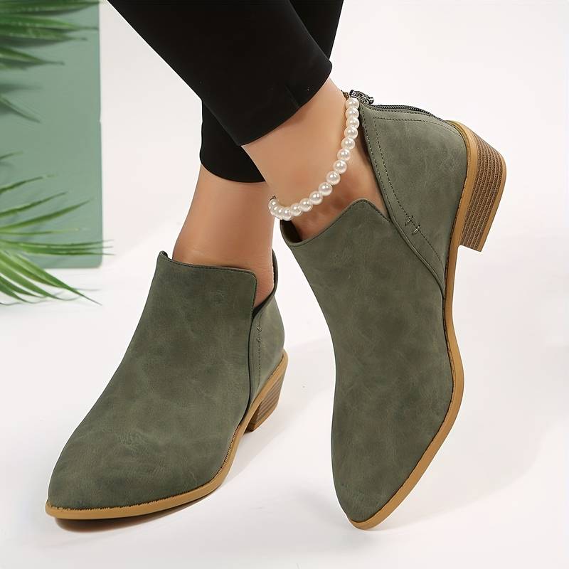 Buty Damskie Zimowe | Stylowe Botki z Noskiem