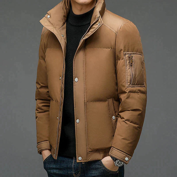 Men's Quilted Winter Jacket | Regular Fit