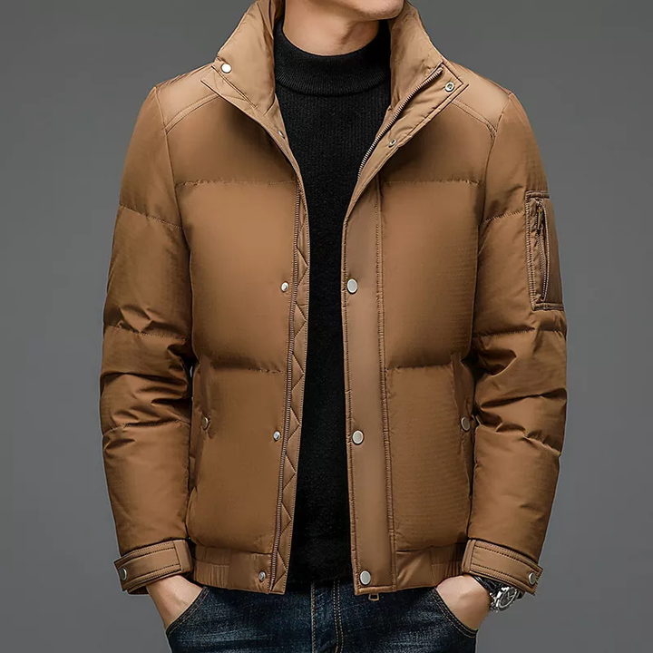 Men's Quilted Winter Jacket | Regular Fit