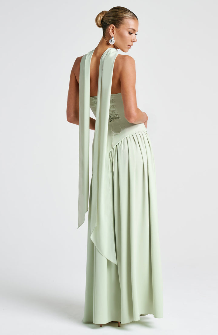 Women's Strapless Maxi Dress | Asymmetric Bra