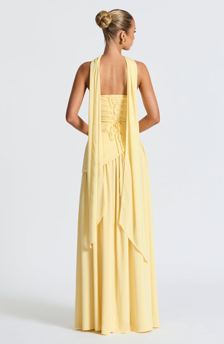 Women's Strapless Maxi Dress | Asymmetric Bra