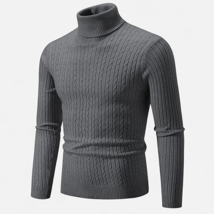 Men's Simple High Turtleneck | Long Sleeve