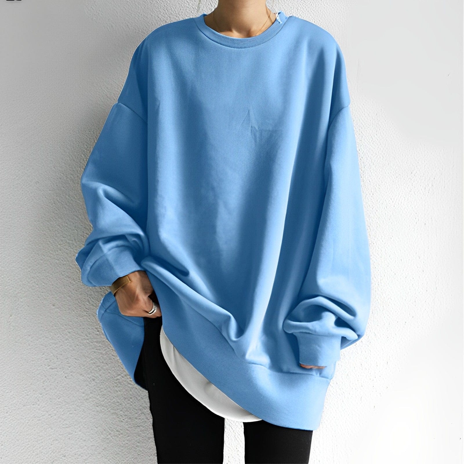 Sweter damski codzienny | Oversize krój